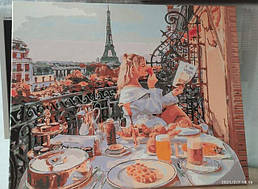 Картина за номерами Добрий ранок в Париже.јрд