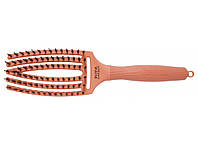 Щетка для волос комбинированная Olivia Garden Finger Brush Combo Medium Coral OGBFBC-CO