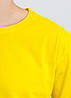Універсальна однотонна футболка 100% бавовна!  (жовта) М Л ХЛ 2ХЛ, фото 6