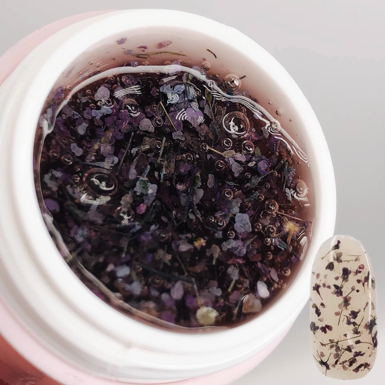 Гель із сухоцвітом SAGA FLOWER GEL № 1, 5 мл