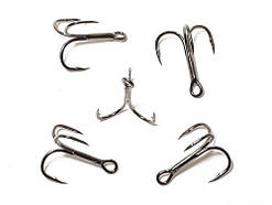 Трійник Kosadaka Treble hook cutting point black chrome #2