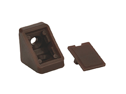 Куточок пластиковий маленький т. коричневий