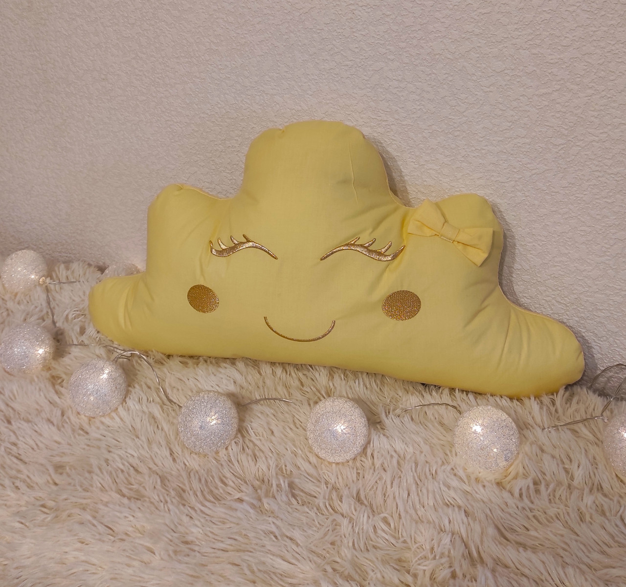 Подушка Жовта Хмаринка