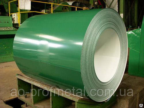 Плоский оцинкований лист РАЛ 6005 глянець., фото 1