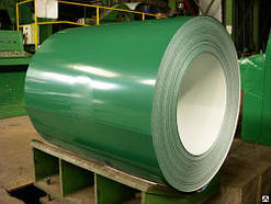 Гладкий лист з полімерним покриттям РАЛ 6005, Тонкий бюджетний метал зеленого кольору 0.2 мм