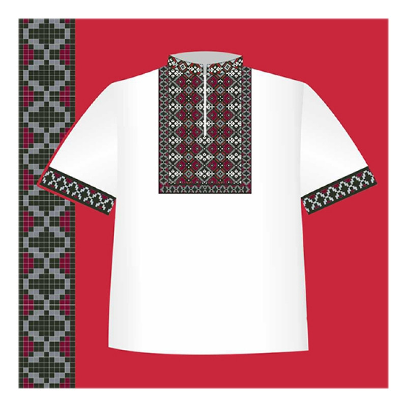 Сорочка для хлопців (паперова схема)