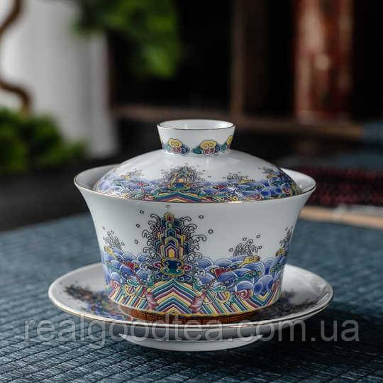 Гайвань фарфоровая "Хай Лян" ("Морская волна"), 240 мл: продажа, цена в ...