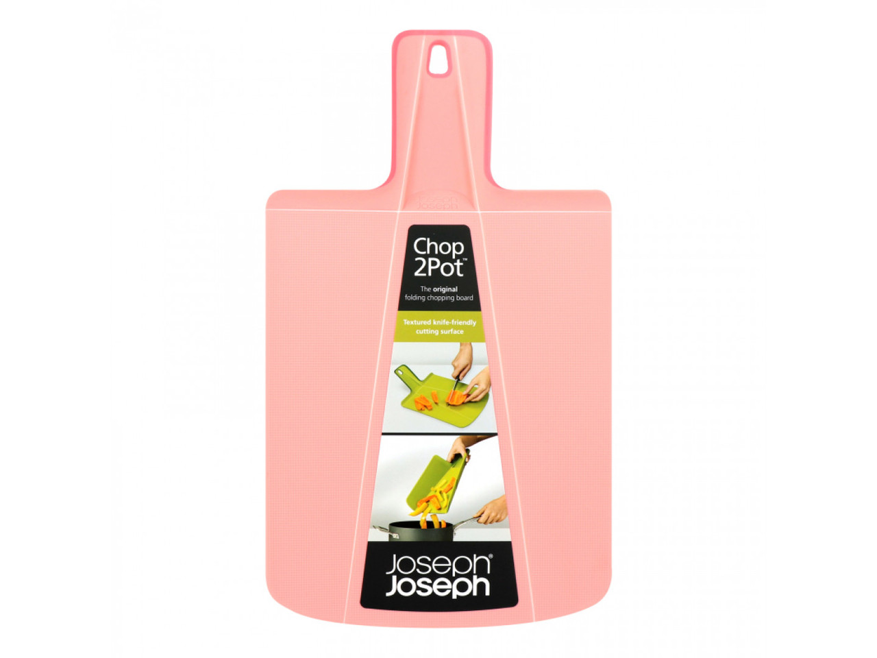 Дошка обробна складна Joseph Joseph CHOP2POT Plus Large рожева 60155