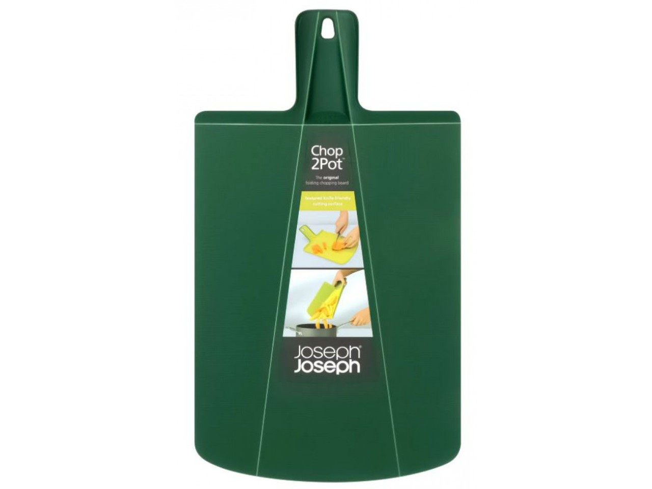 Дошка обробна складна Joseph Joseph CHOP2POT Plus Large зелена 60156