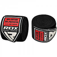 Бинти боксерські RDX Fibra Black 4.5 m