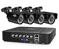Комплект Full HD видеонаблюдения AHD Hiseeu AKIT-4AHBB12 на 4 камеры