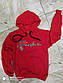 Червона толстовка-кенгурушка, худі Fredon для хлопчика 134-140 см, фото 2