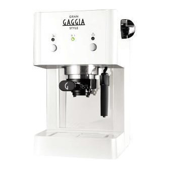 Ріжкова кавоварка еспресо Gaggia Gran Style White (RI8423/21)
