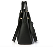 Жіноча сумка шкіряна класична Tiffany набір Чорний, фото 3