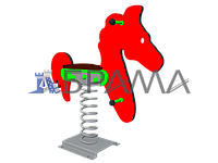Гойдалка на пружині ЛОШАДКА "БРАМА"