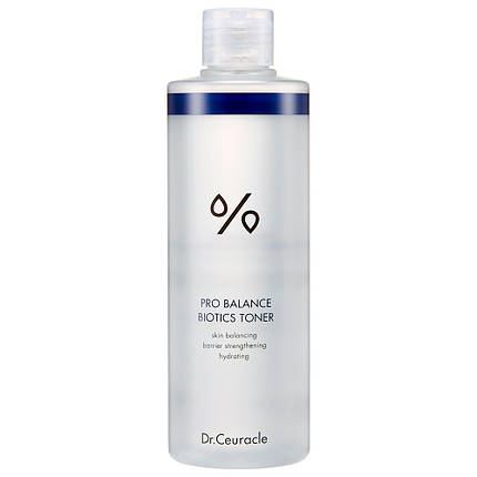 Тонер з пробіотиками і Теаніном для відновлення шкіри Dr.Ceuracle Pro Balance Biotics Toner, 300 мл, фото 1