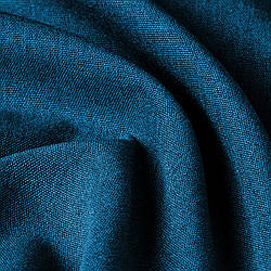 Тканина для штор блекаут ріжка синього кольору в спальну, зал