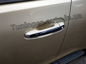 Хром накладки на ручки Toyota Prado 150 2009- (Autoclover/Корея/B870)