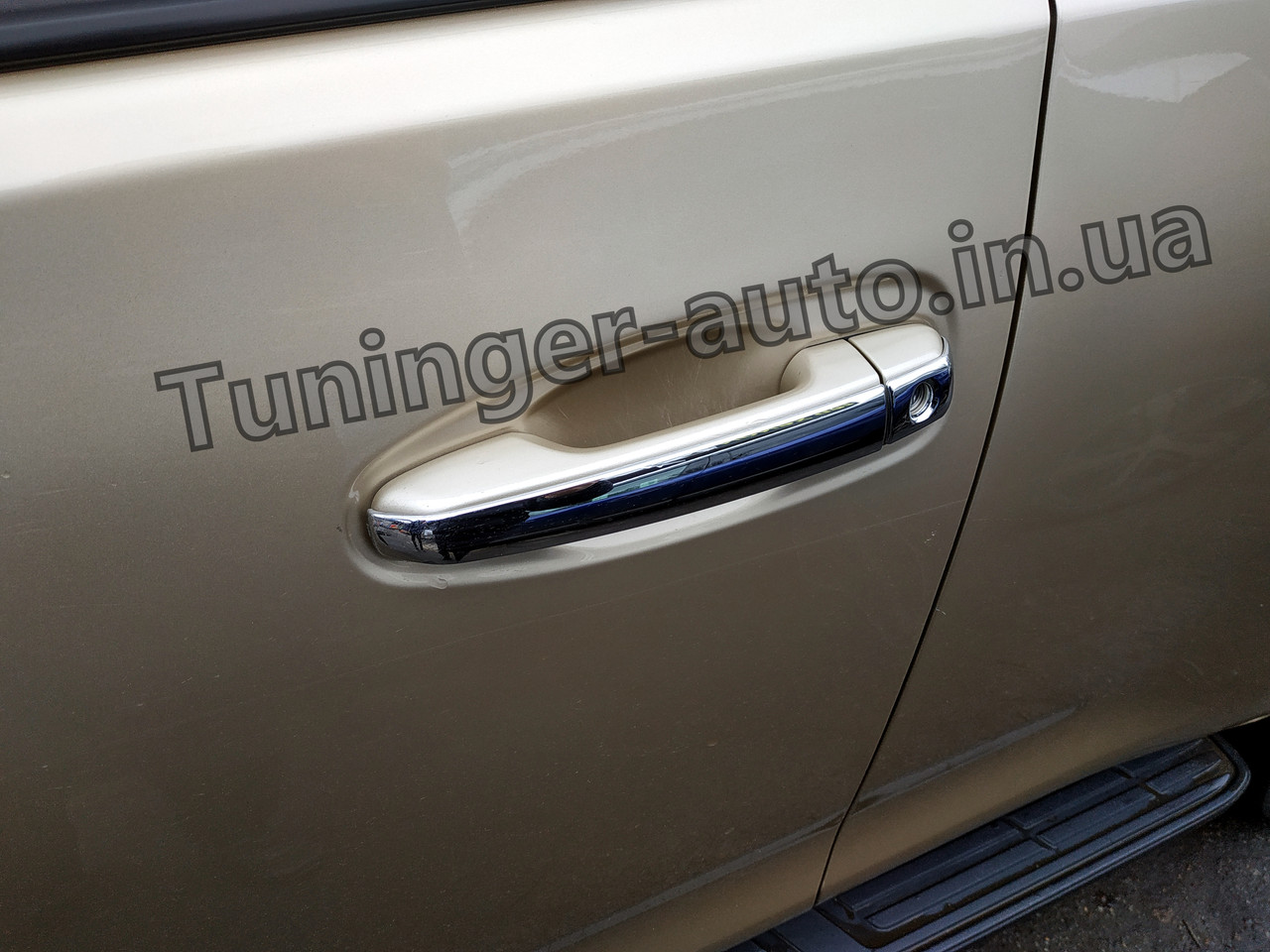 Хром накладки на ручки Toyota Prado 150 2009- (Autoclover/Корея/B870), фото 1