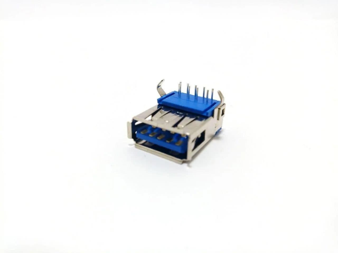 Гніздо usb 3.0 тип A (90*), монтажне