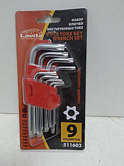 LAVITA Набір шестигранників TORX короткі 9 шт.