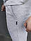 Чоловічі сірі трикотажні спортивні штани, фото 6
