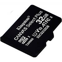 Карта пам'яті Kingston Canvas Select Plus A1 V10 UHS-I U1 32 GB microSDHC Class 10 (SDCS2/32GBSP)