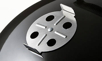 Коптильня вугільна Weber Smokey Mountain Cooker Black 57 см (731004), фото 6