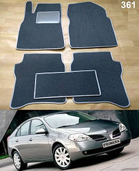 Ворсові килимки на Nissan Primera '02-08