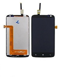 Дисплей для Lenovo S820 з сенсорним склом (Чорний) Оригінал Китай