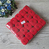 Нитки акрилові колір червоний - 80 м. моток, фото 2