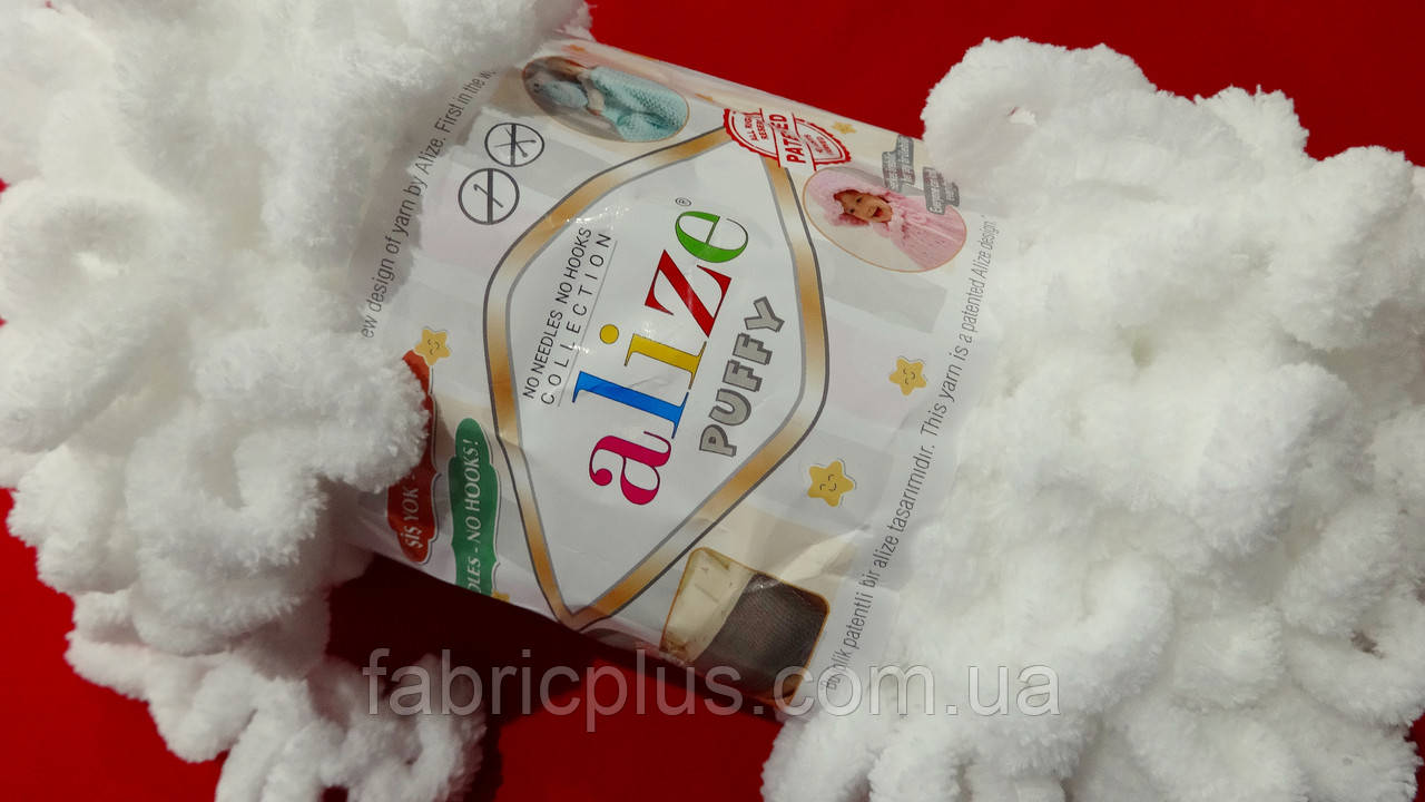 Пряжа Alize Puffy №55 Алізе пуффи для в'язання руками, фото 1