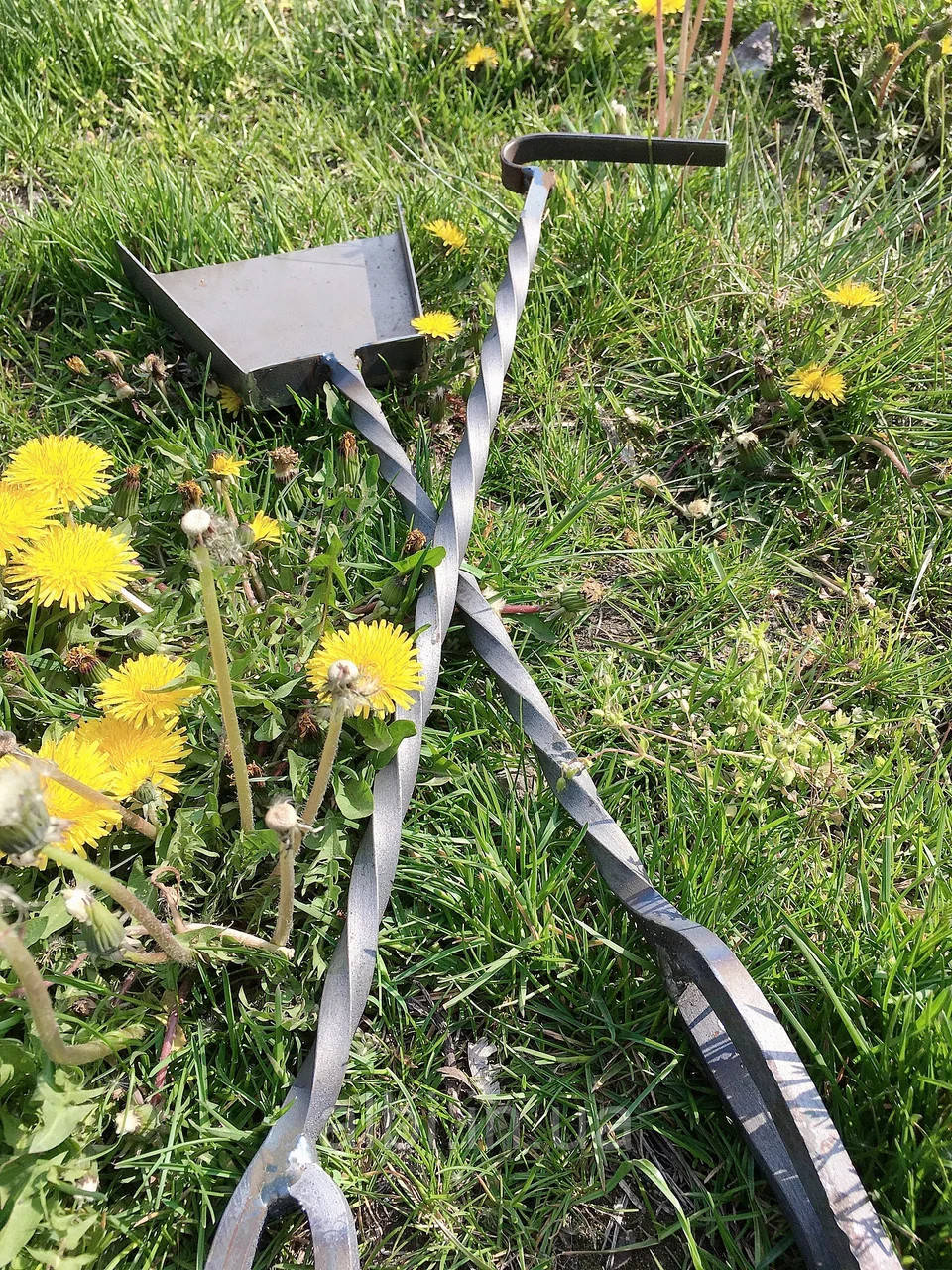 Кочерга та совок для мангала або печі, фото 1