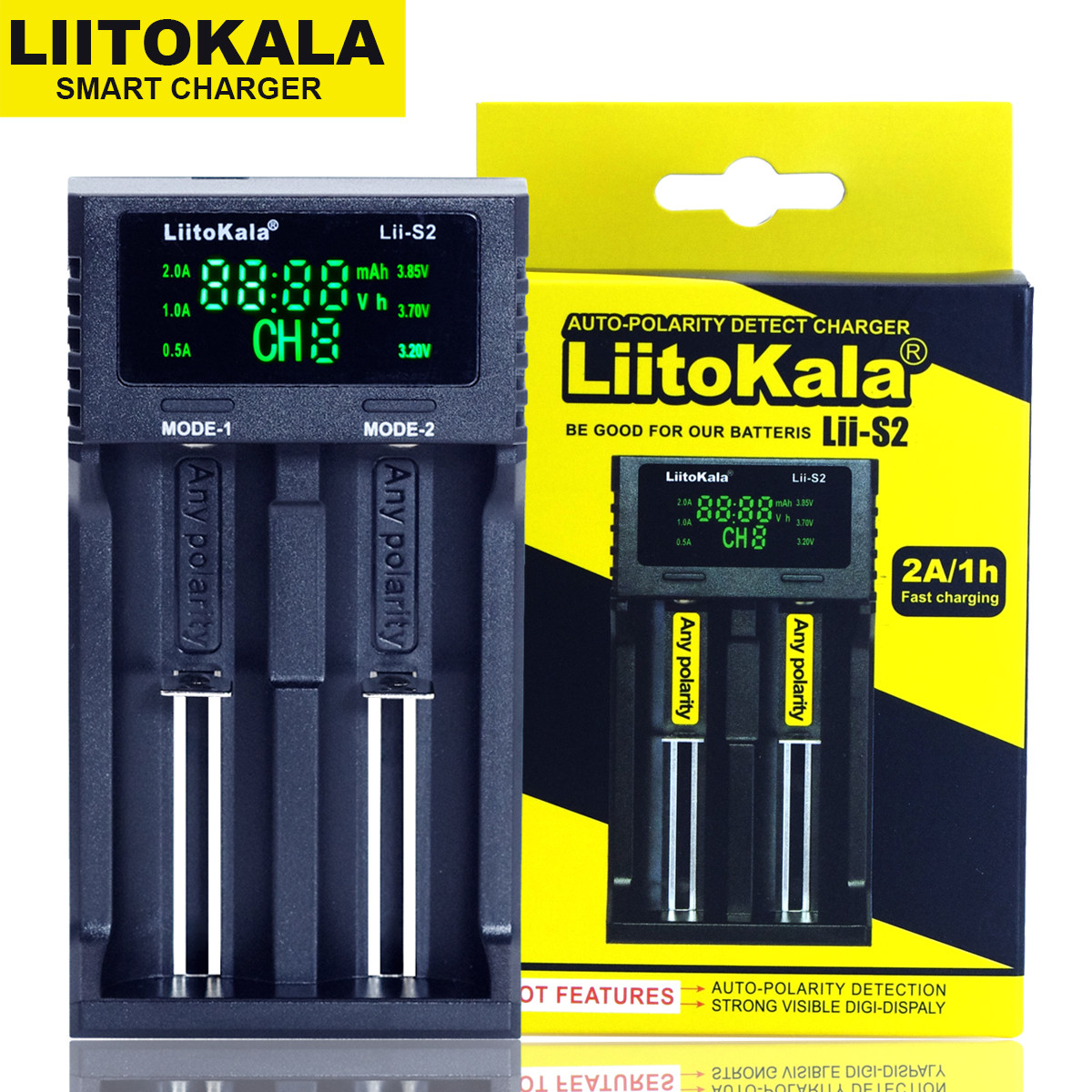Зарядний пристрій LiitoKala lii S2