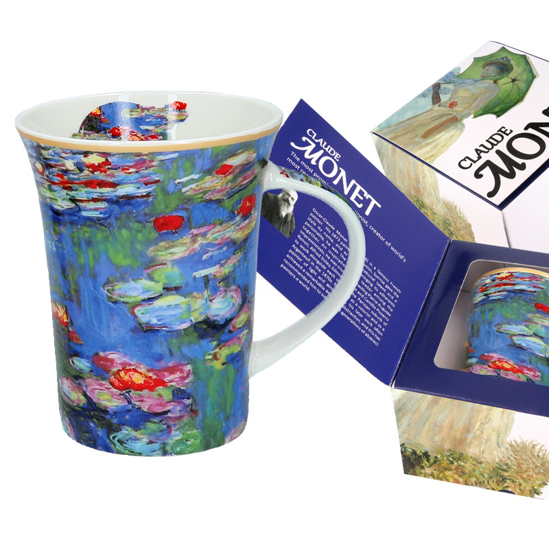 Кружка порцеляновий Клод Моне Водяні лілії Carmani, 350 мл, фото 1