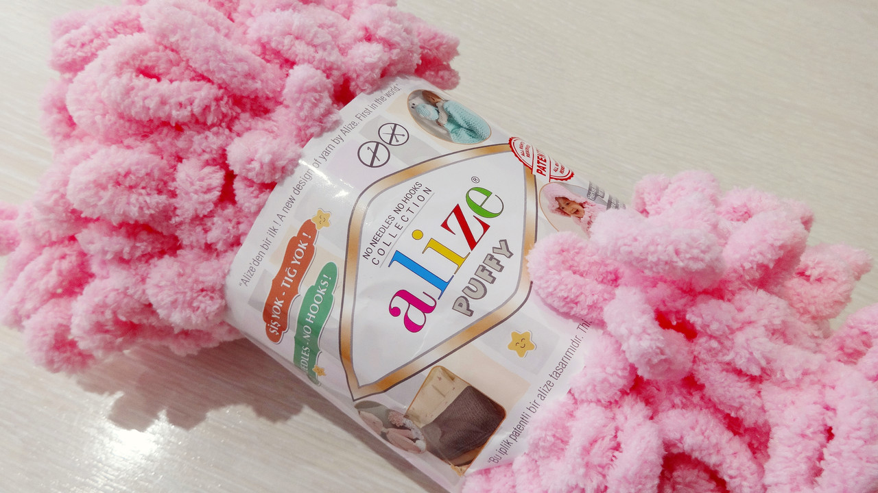 Пряжа Alize Puffy №185 Алізе пуффи для в'язання руками, фото 1