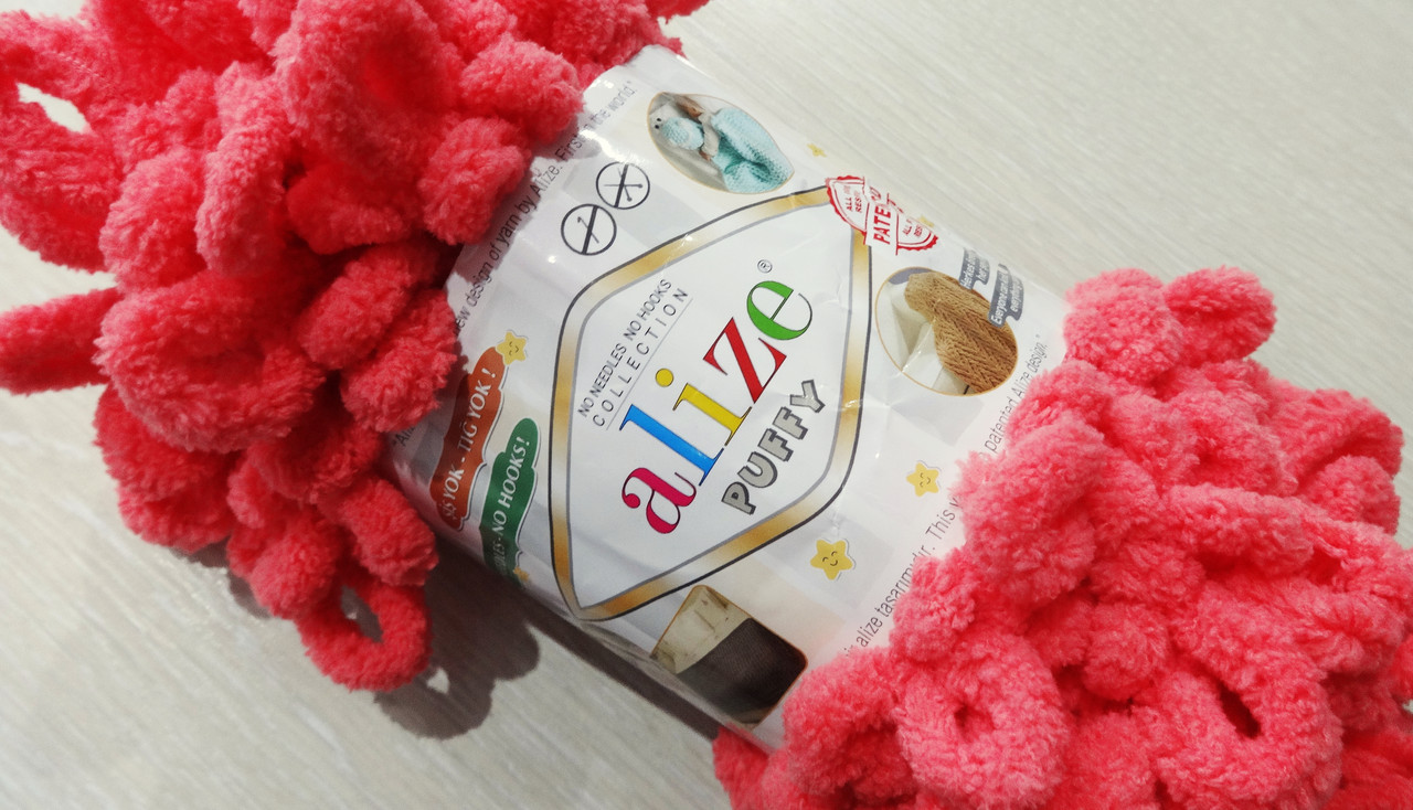 Пряжа Alize Puffy №619 Алізе пуффи для в'язання руками, фото 1
