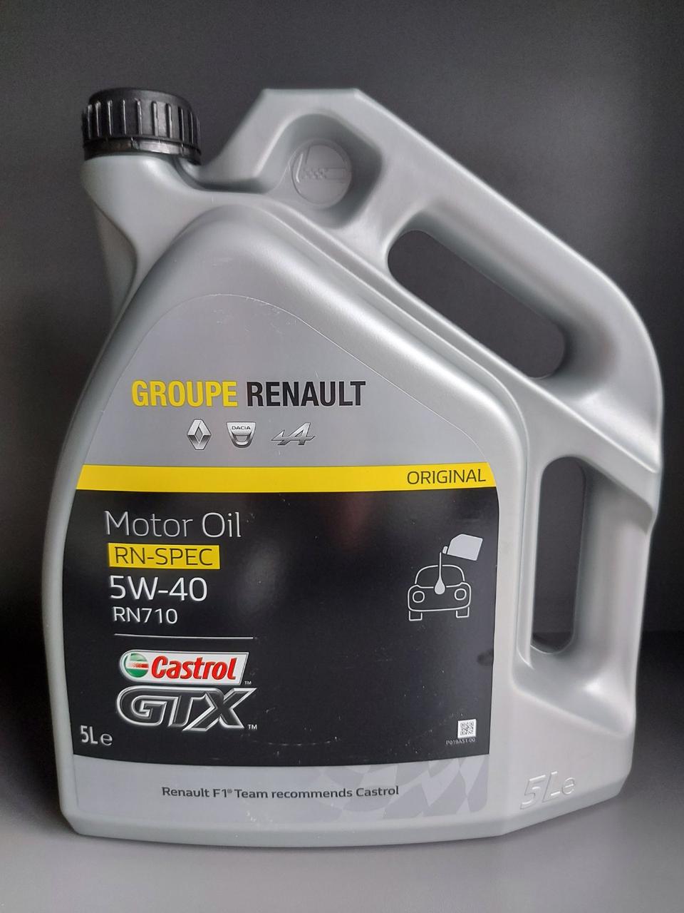 Моторне Масло Castrol GTX RN 5W40 RN710 7711943691 — Купить Недорого