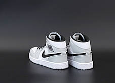 Жіночі кросівки Nike Air Jordan.Black/red . ТОП Репліка ААА класу., фото 2