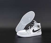 Жіночі кросівки Nike Air Jordan.Black/red . ТОП Репліка ААА класу., фото 2