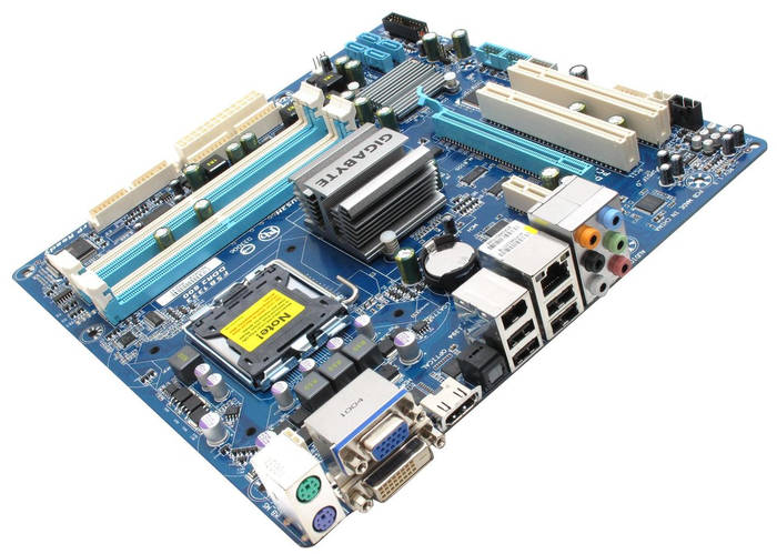 Мат. плата GIGABYTE GA-EG41MF-US2H LGA775, поддержка Xeon, (б/у) (ID ...