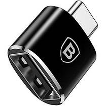 Перехідник адаптер Baseus OTG USB to Type-C CATOTG-01, фото 3