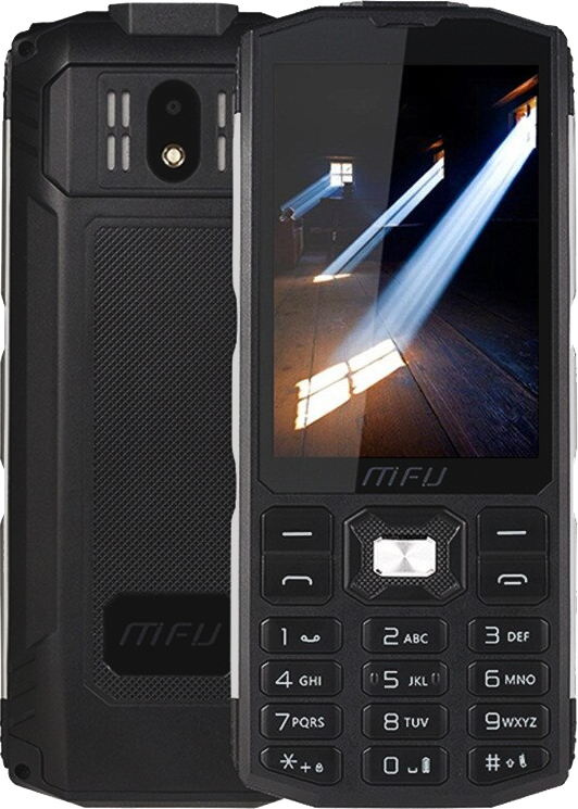 Протиударний телефон MFU A905 IP68, 4000 mAh, 3 SIM, Величезний ліхтар, Powerbank, Великий шрифт, Дисплей 3.5"
