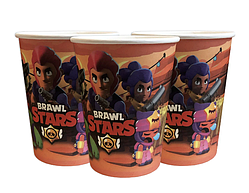 Стаканчики одноразові дитячі "Бравл Старс" 10 шт/уп