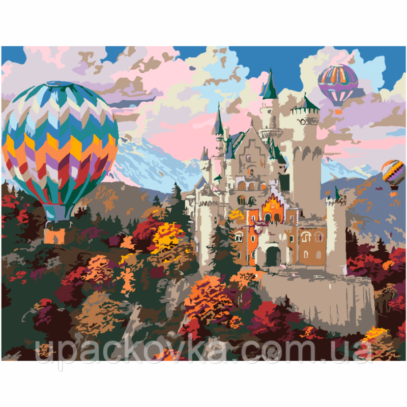 Набір акриловий живопис за номерами „Dream Сastle“ 35х45см ROSA START