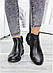 Черевики челсі жіночі осінні чоботи шкіряні черевики жіночі челсі (код:W-челсі), фото 6