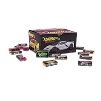 Жувальна гумка Turbo 100 шт з зображеннями автомобілів для дітей