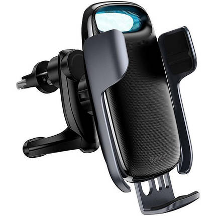 Автомобільний тримач холдер із БЗУ Baseus Wireless Charger Milky Way Bracket Holder WXHW02-01 Black, фото 1