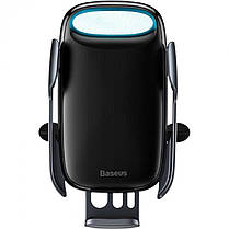 Автомобільний тримач холдер із БЗУ Baseus Wireless Charger Milky Way Bracket Holder WXHW02-01 Black, фото 3