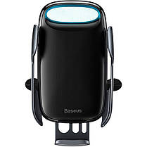 Автомобільний тримач холдер із БЗУ Baseus Wireless Charger Milky Way Bracket Holder WXHW02-01 Black, фото 4